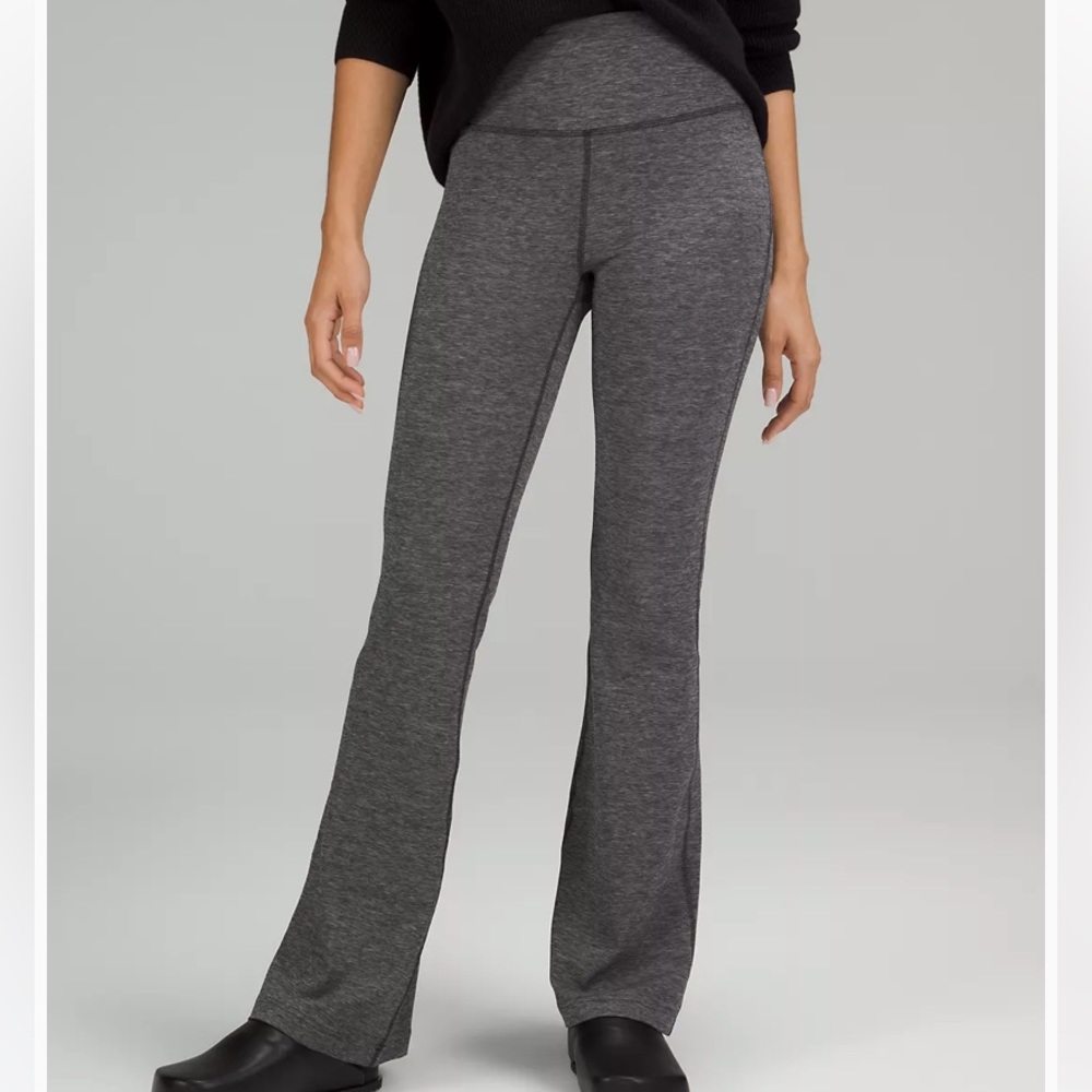 NWOT Grey Lululemon Flare Leggings